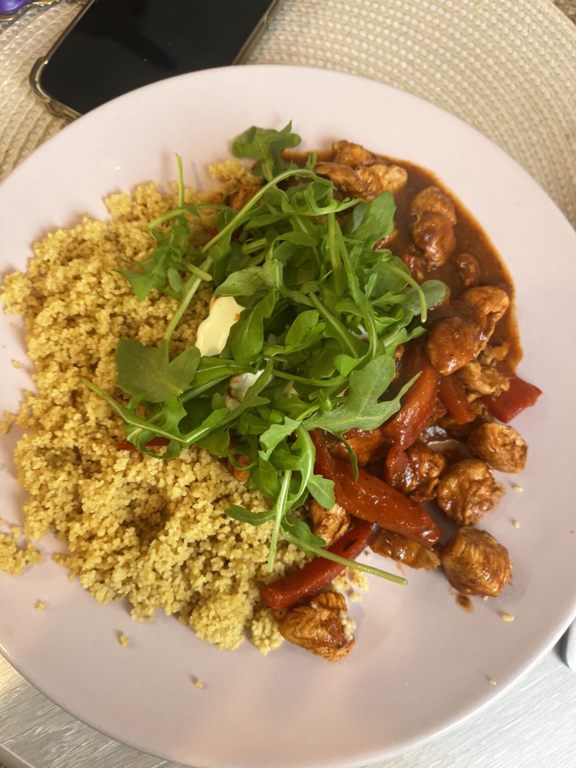 Caribbean style pineapple chutney chicken