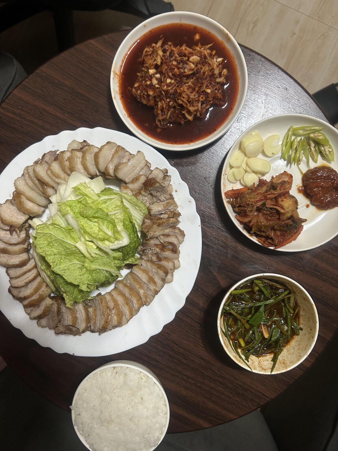 First time making Bossam!