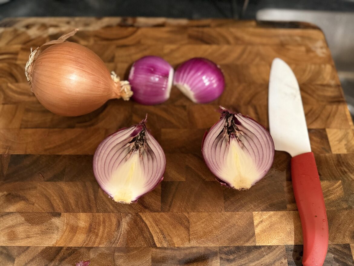 When you cut into your last onion and find... MOLD