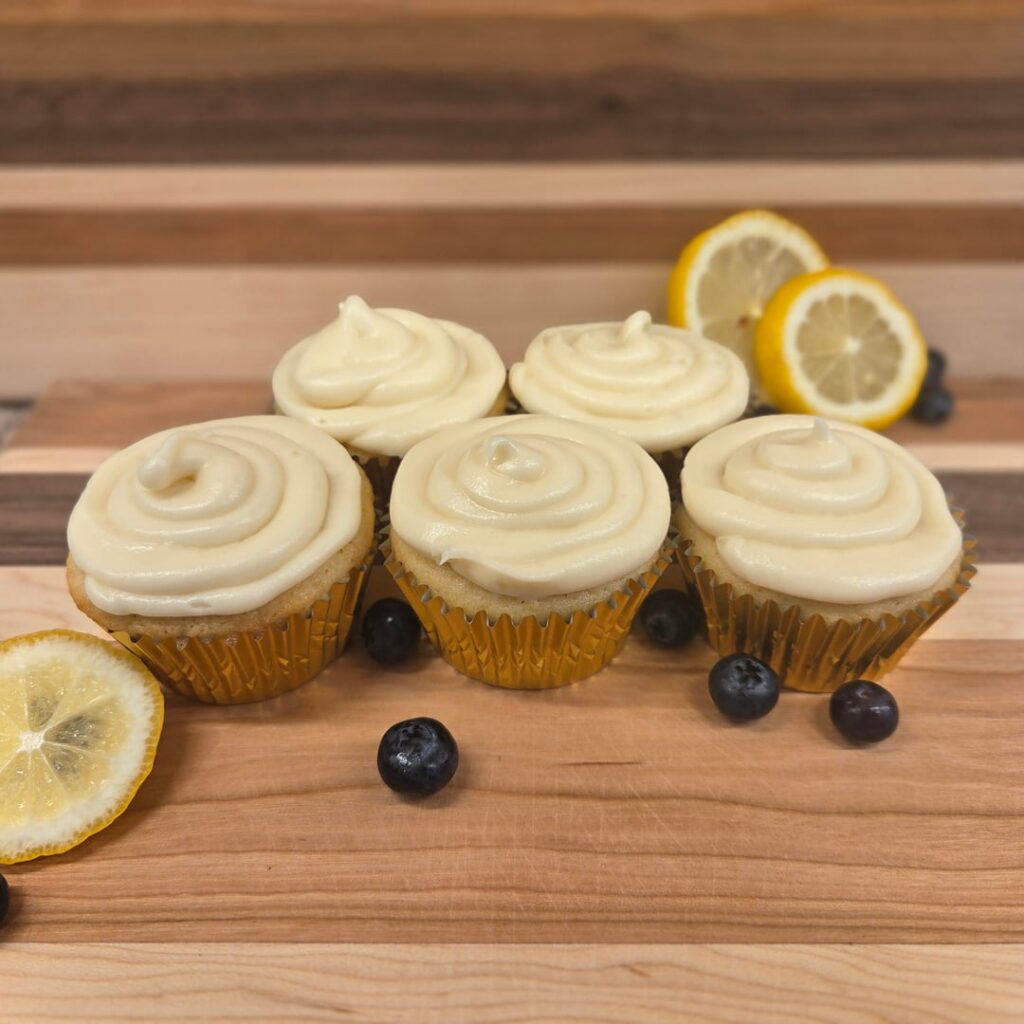 Tried my first Sally's! - Lemon Blueberry Cupcakes