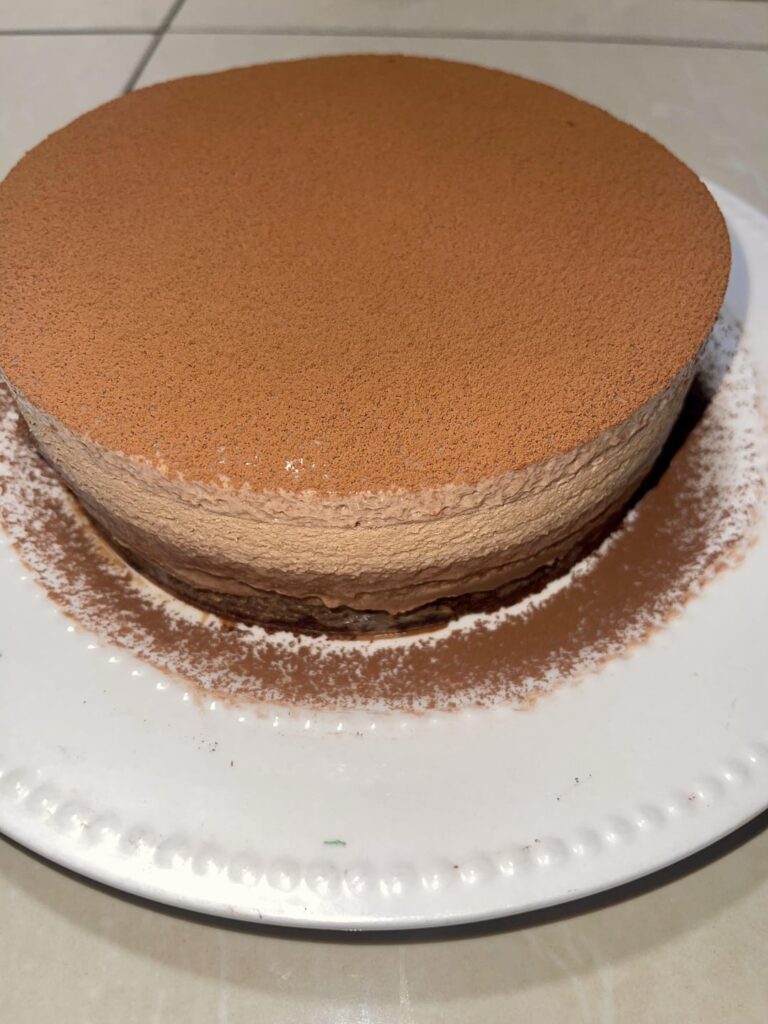 My second time making a cake, first attempt at a mousse cake! 🍰 My second time making a cake, first attempt at a mousse cake! 🍰