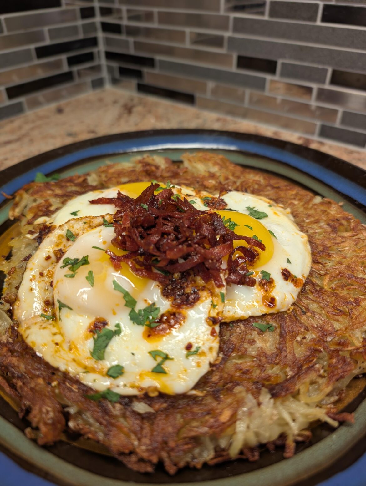 Egg on Top of Hash Browns