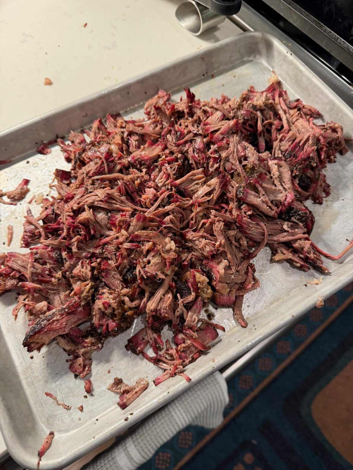 My first time doing pulled beef (chuck roast). I will absolutely be doing this more often.