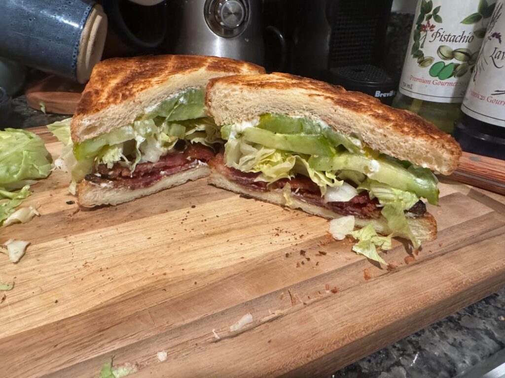 BLTs on Homemade Milk Bread