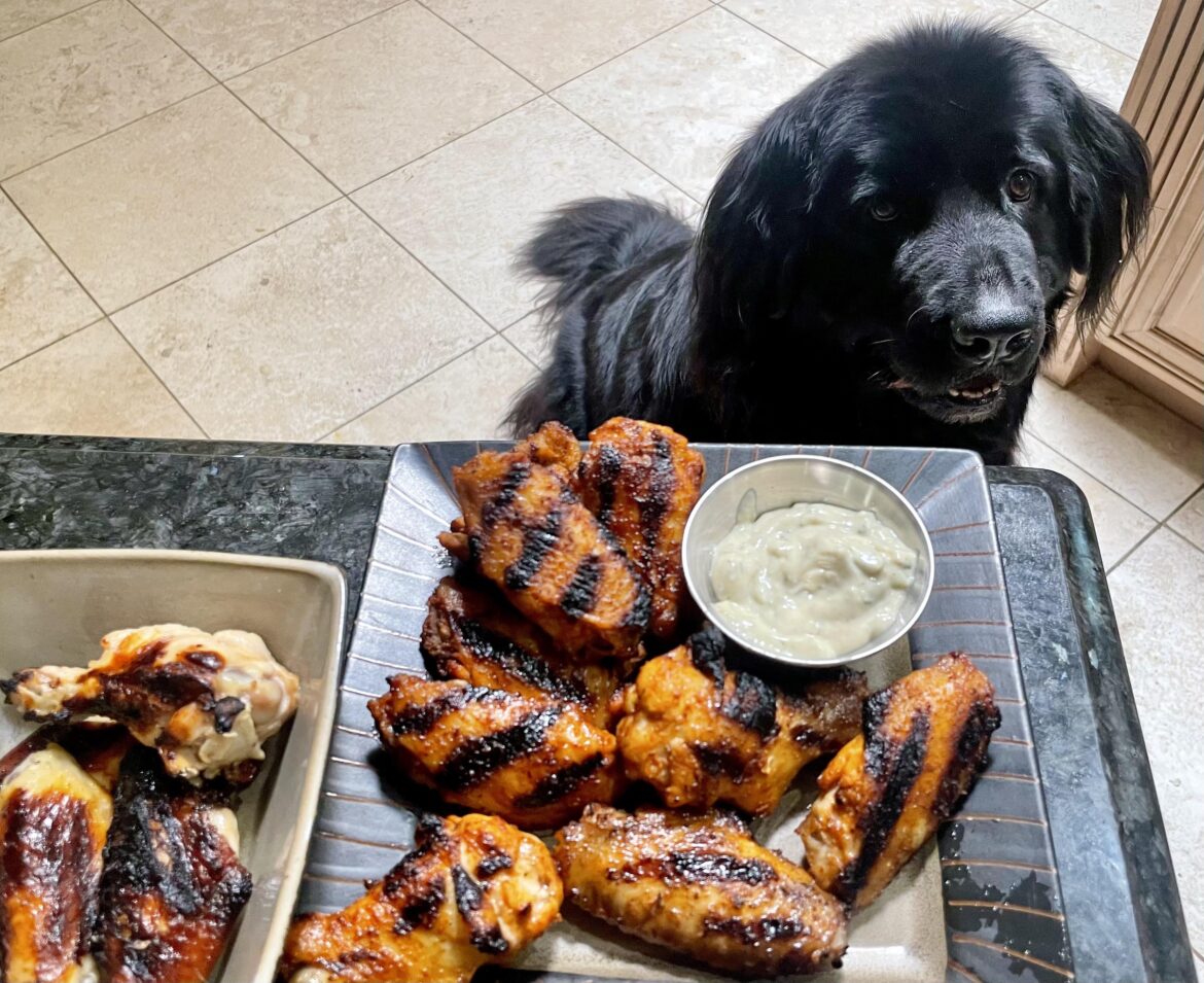 Grilled wings for Labor Day