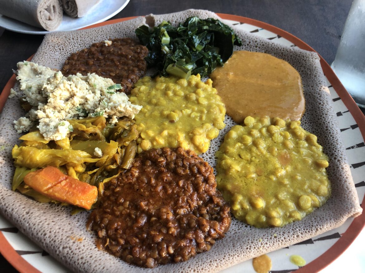 Veggie combo at Bati