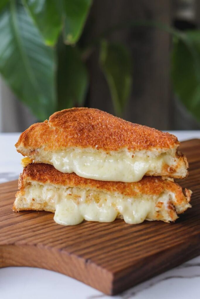 Perfect air fryer grilled cheese!