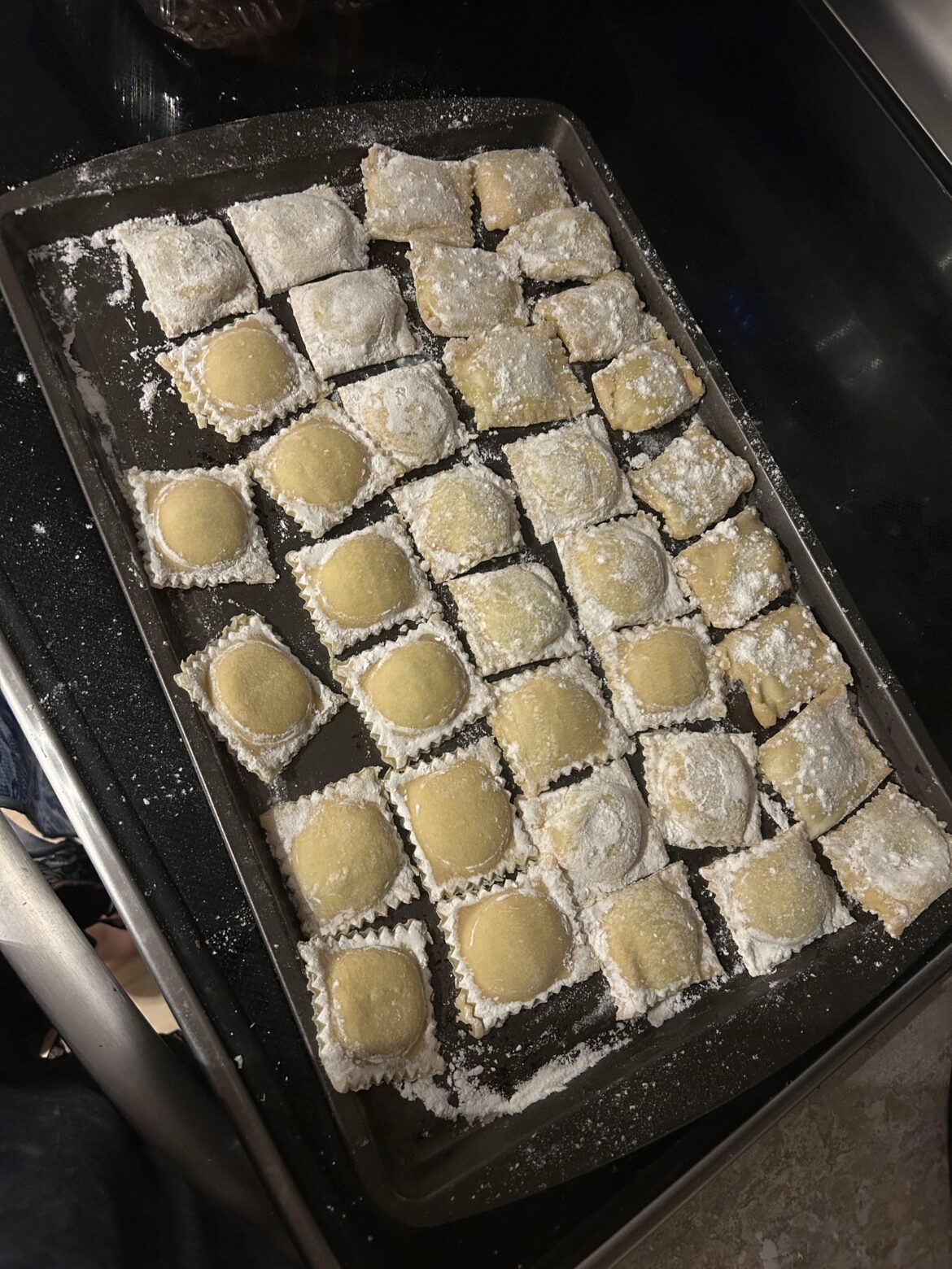made ravioli for the first time in years!
