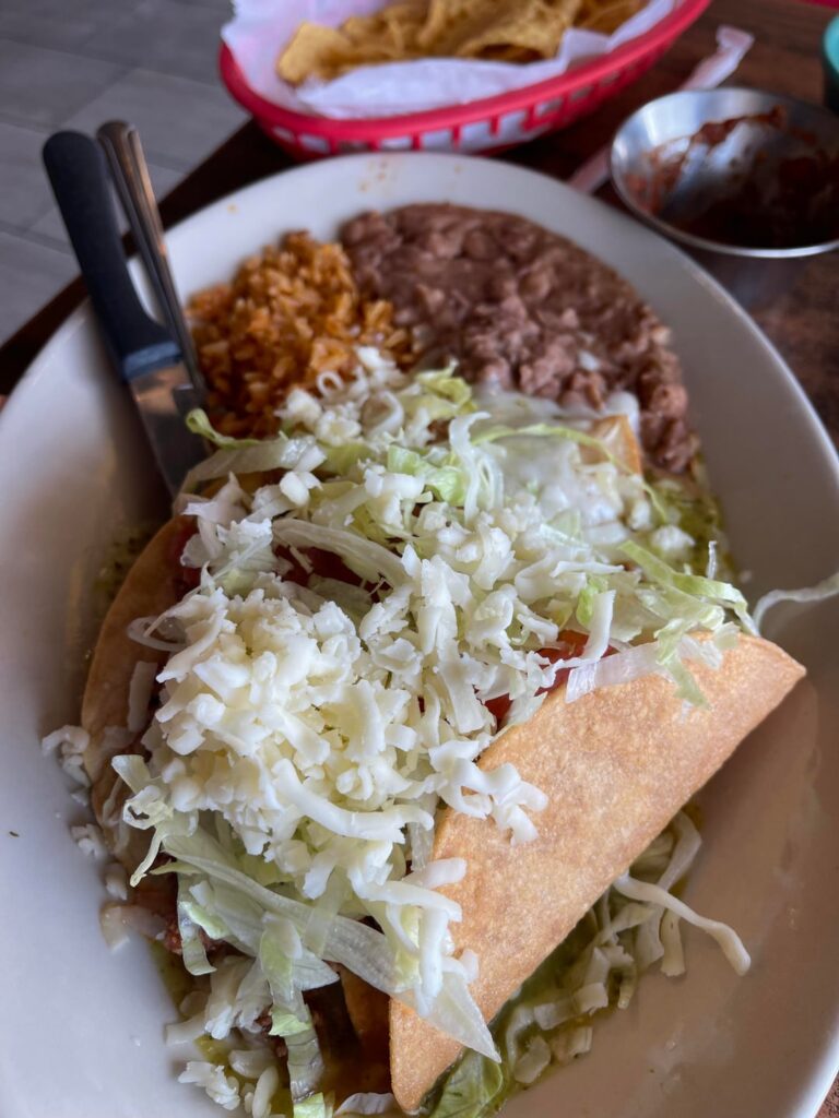 La Tapatia on 183 N. Pretty good grub. Have you eaten there?