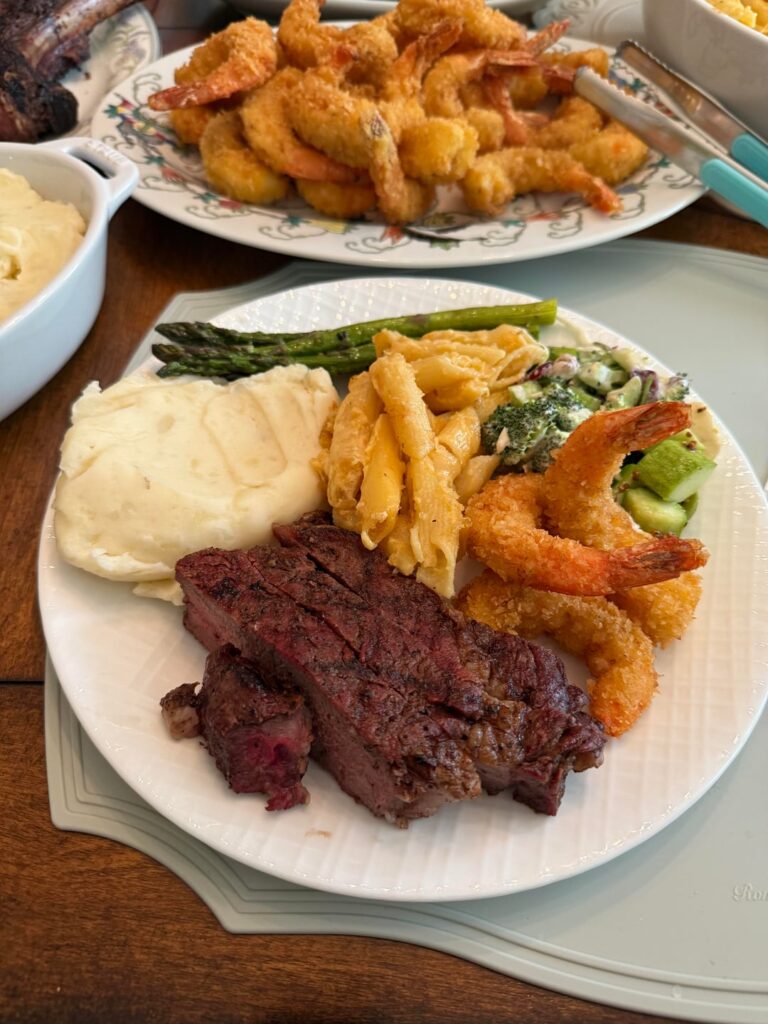 Labor Day dinner at parents’ house