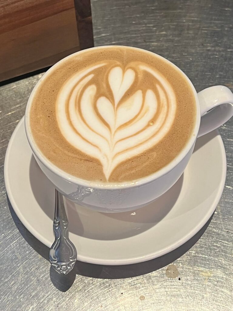 whole milk mochas are the best to pour.