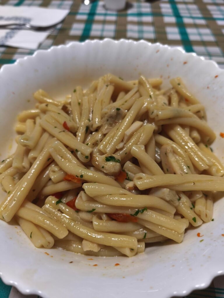 Casarecce con funghi porcini raccolti in montagna. ⛰️🇮🇹🍄‍🟫