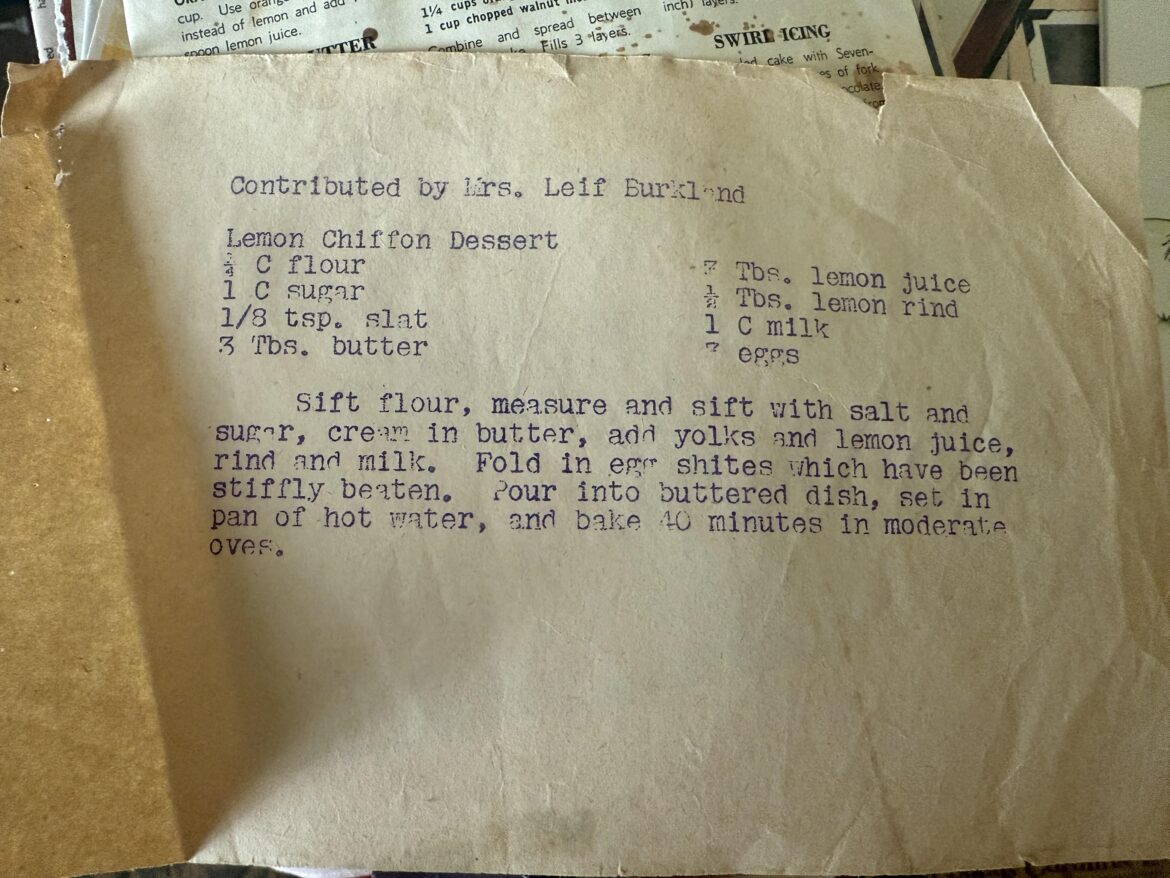 Lemon Chiffon Dessert Lemon Chiffon Dessert