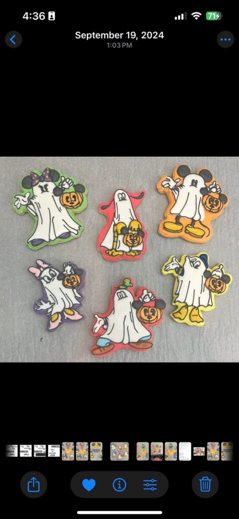 Some cutesy Halloween themes. I love getting an order for something I wouldn’t make on my own.