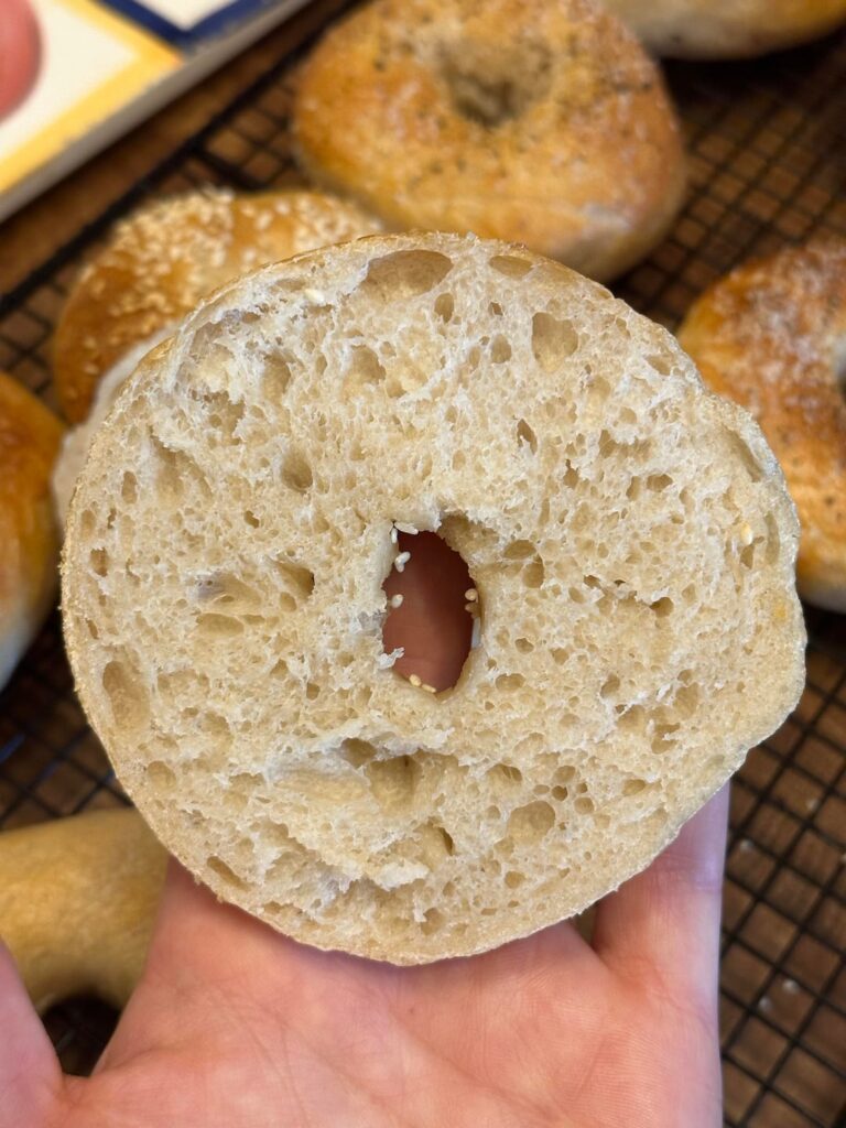 Homemade Sourdough Bagels Fresh Out of the Oven. Worth the wait!! Homemade Sourdough Bagels Fresh Out of the Oven. Worth the wait!!