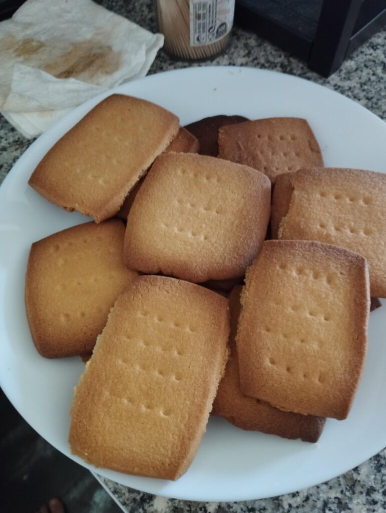 Tried to make shortbread for the first time. Yeah...