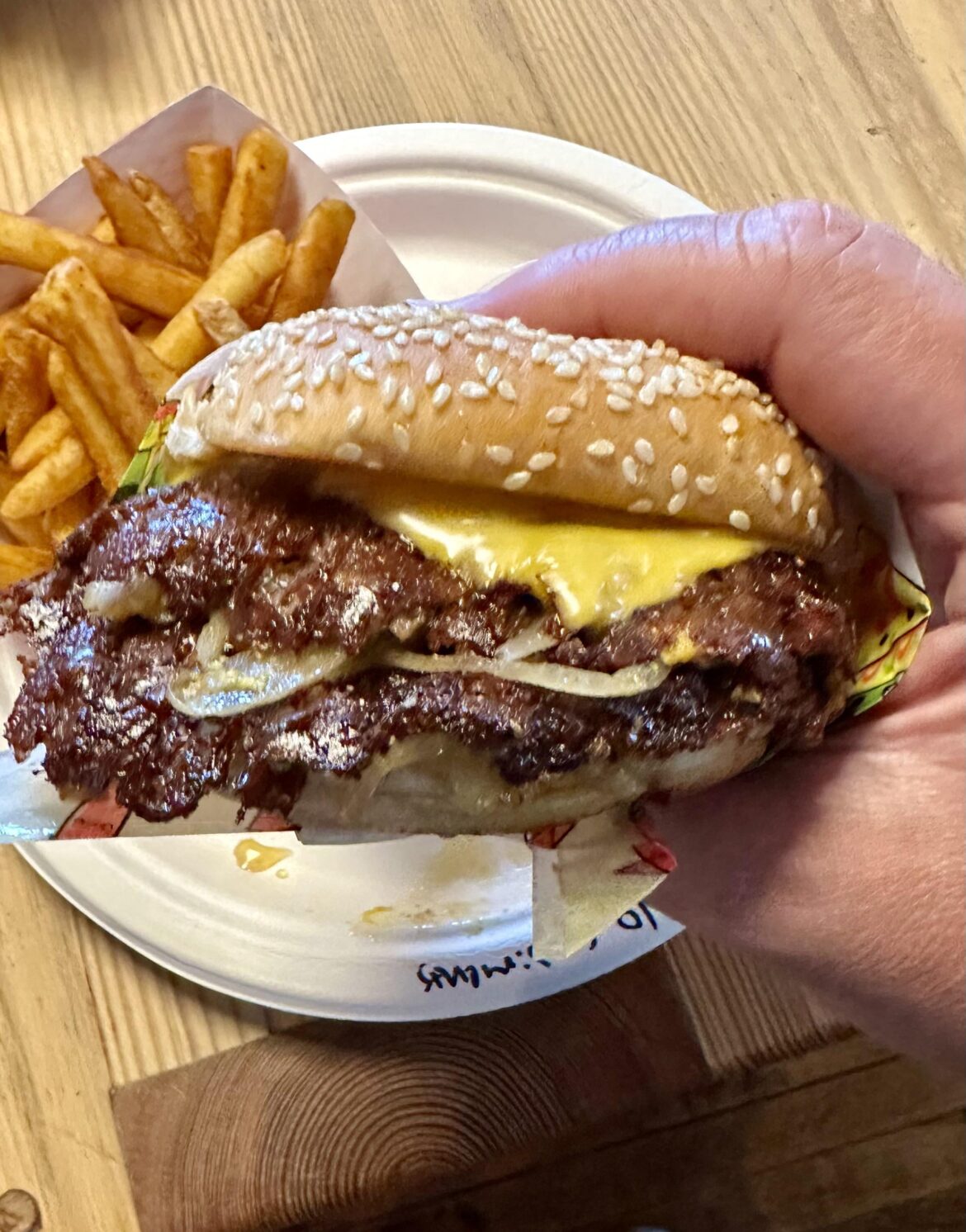I haven’t eaten every great burger in the city, but I’ve eaten a lot of them. Taco Sublime’s OKC smash at Marz Brewing stands above them all.