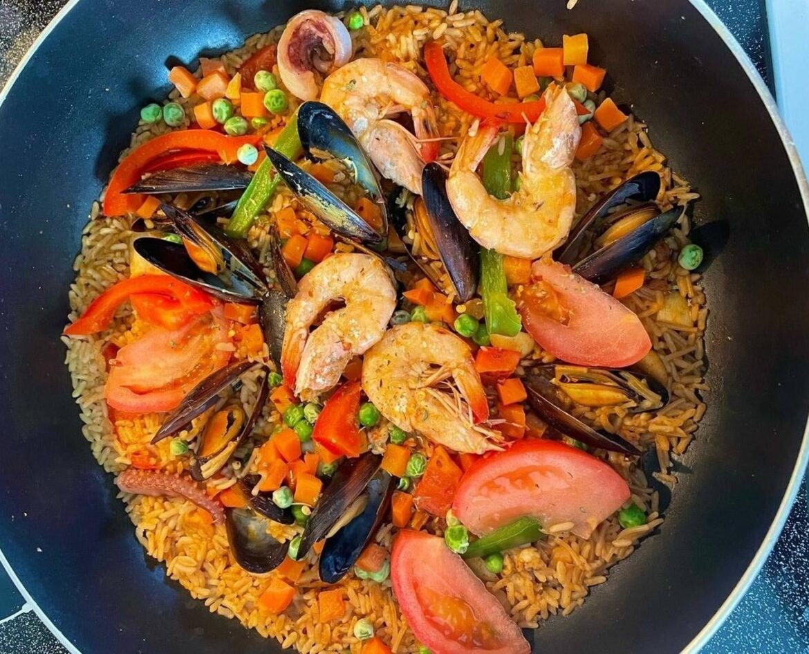 All my favorite flavors in one plate