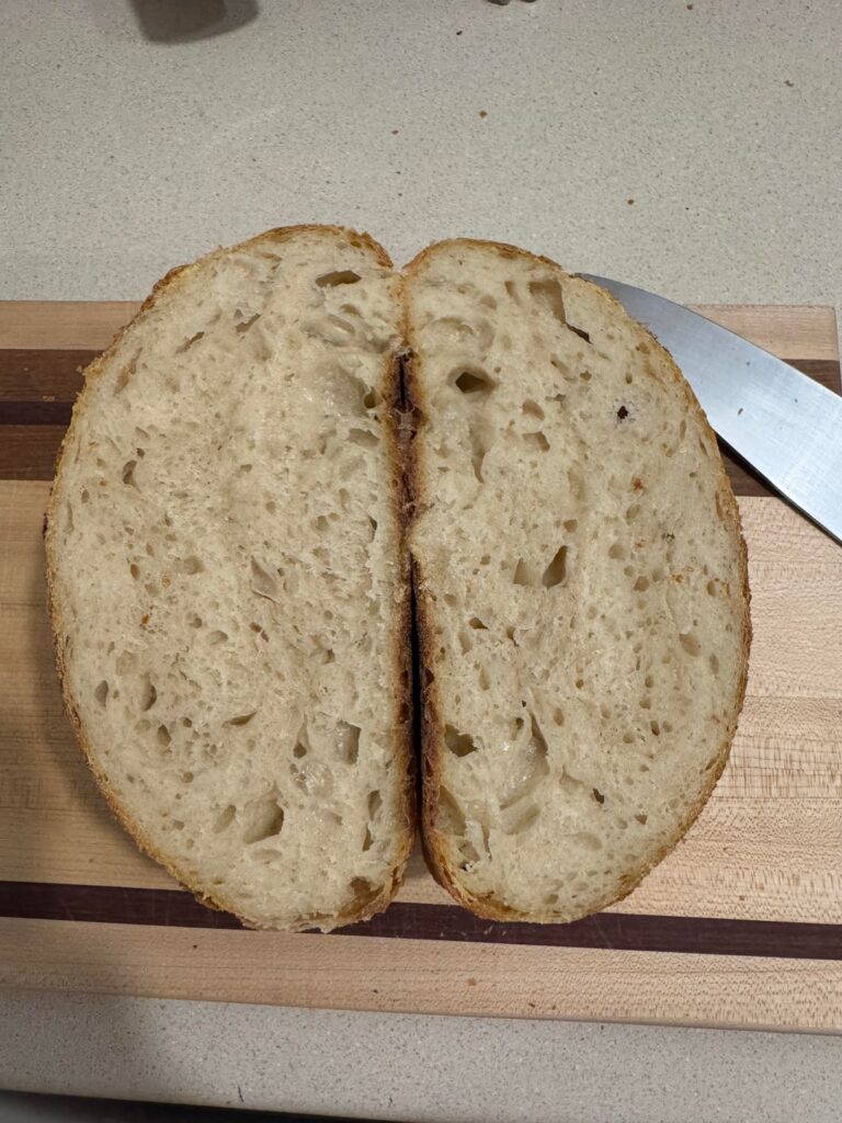 After many failed attempts, my first successful loaf!