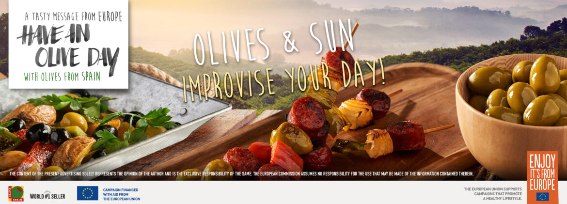 Olives from Spain presents the Mediterranean snack to enjoy the good weather