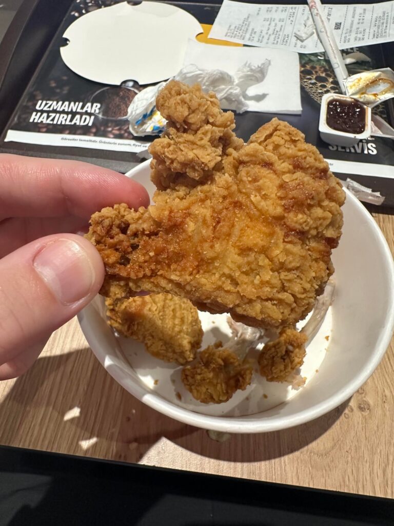 Mc Donald’s chicken wings from Turkey