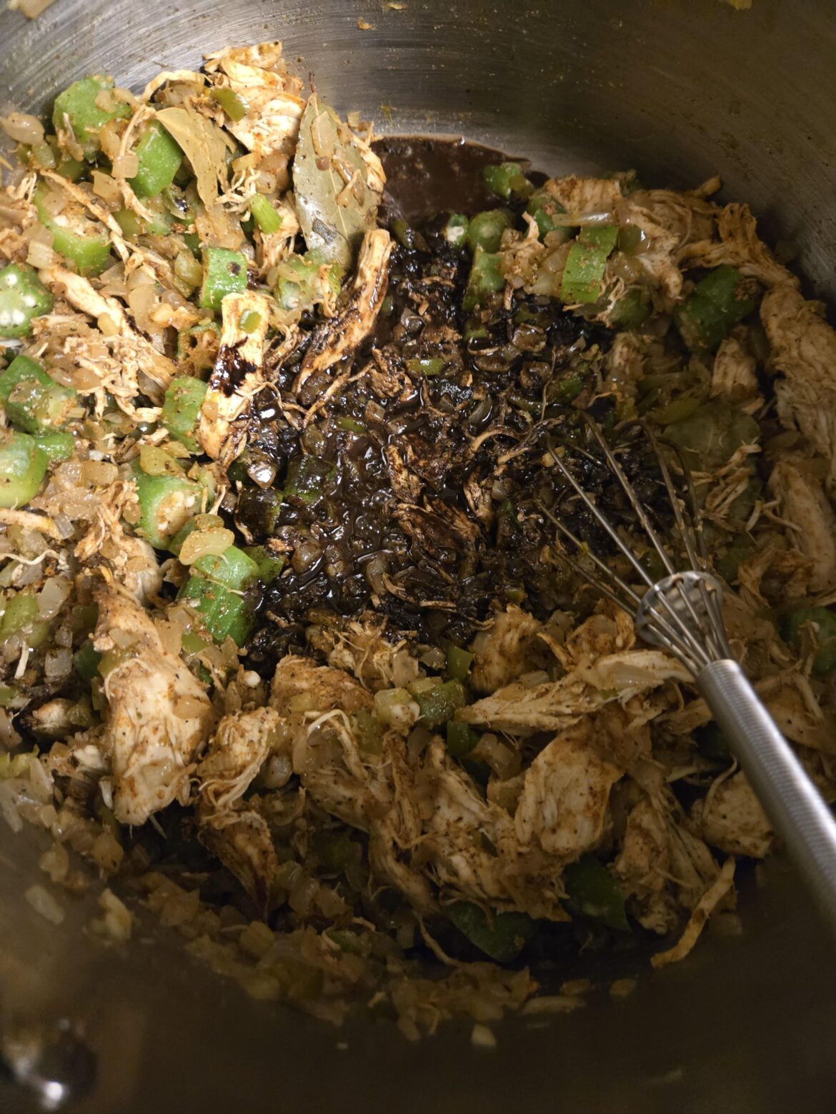 "It looks like your compost pile caught fire"