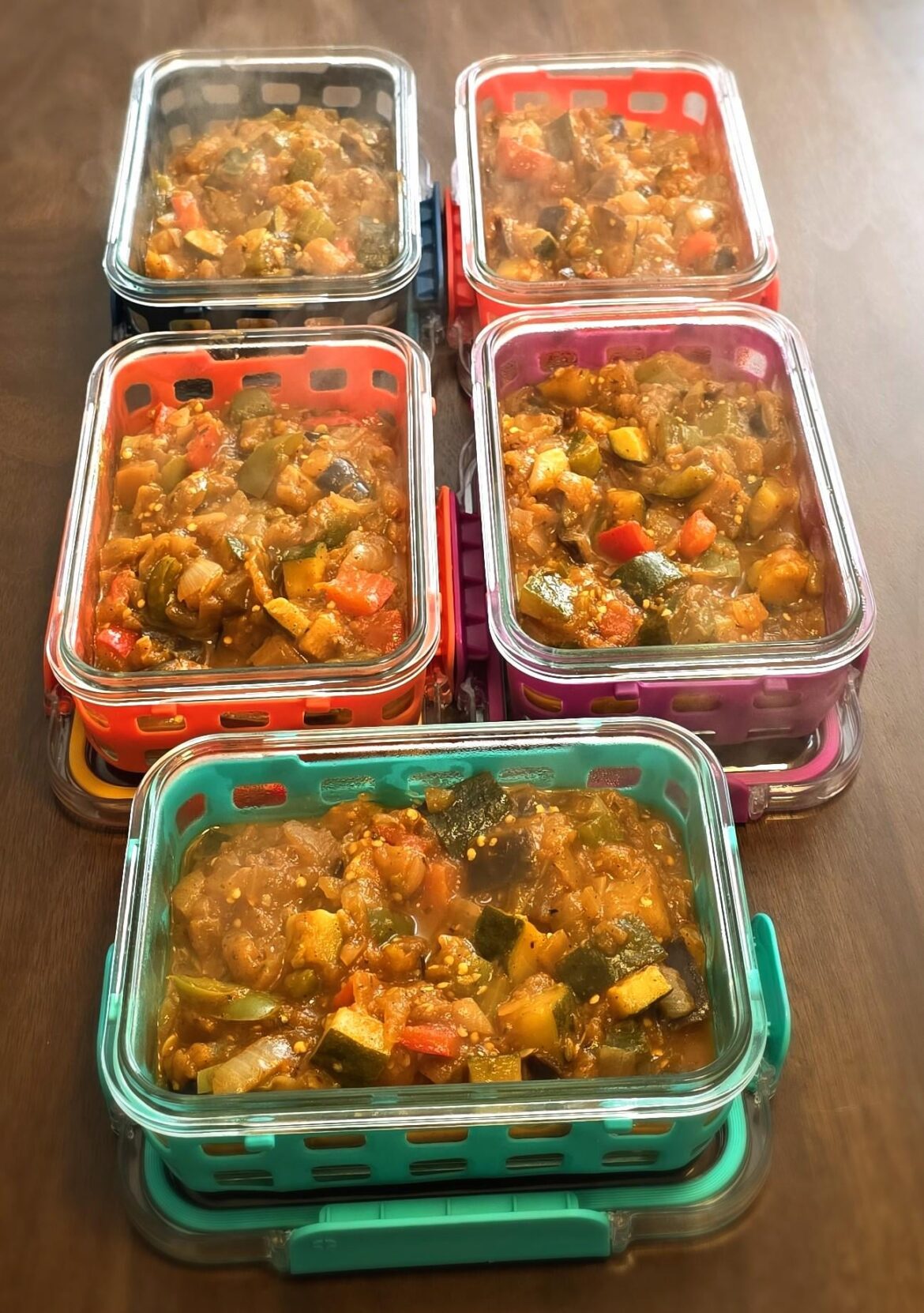 Lunches for this next set: Ratatouille Provençale.