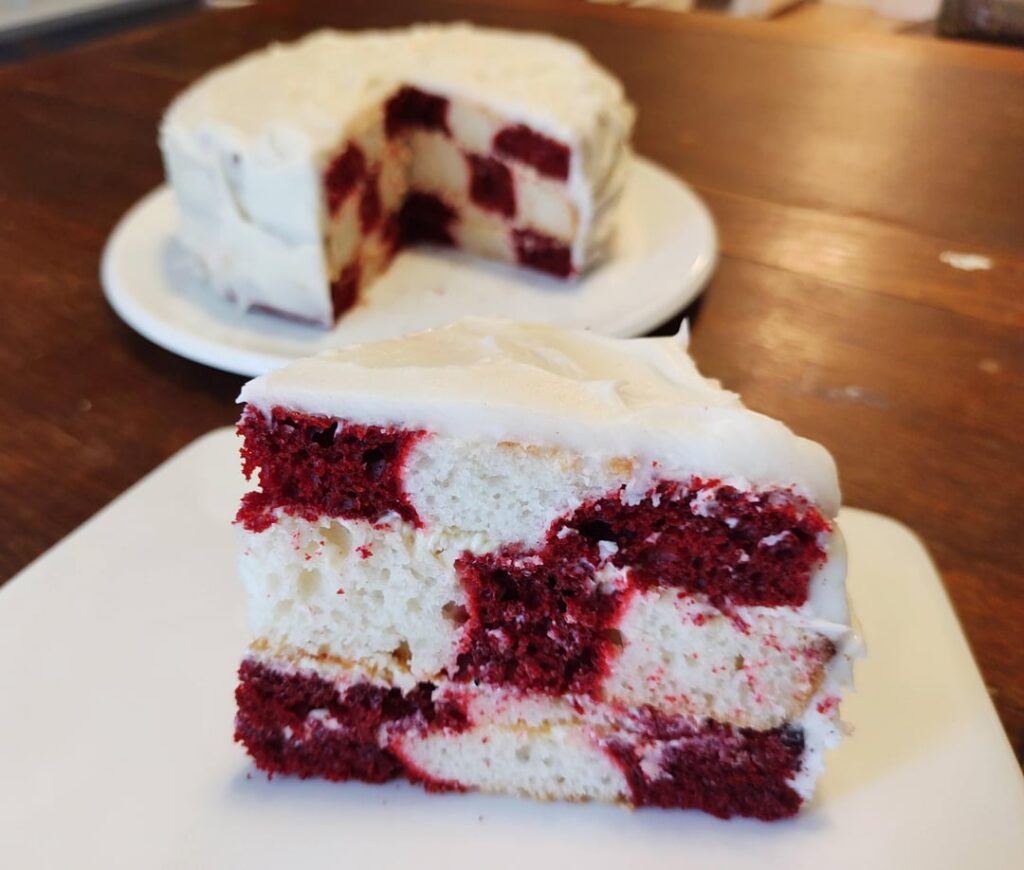 Checkerboard Cake 😋