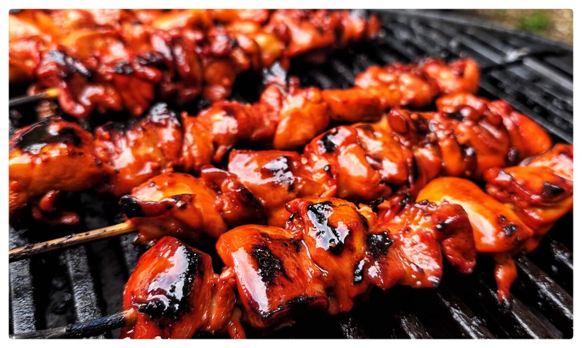 [OC] Filipino BBQ Chicken Skewers
