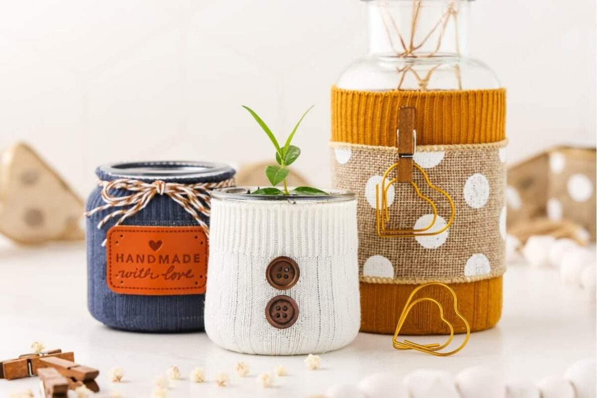 DIY Candle Sweater Cozy