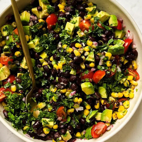 Easy Black Bean Salad | Forks & Foliage