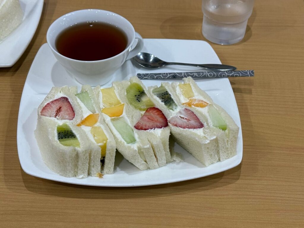 Fruits sando in Kyoto