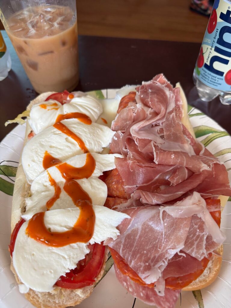 [homemade] Italian hero for lunch