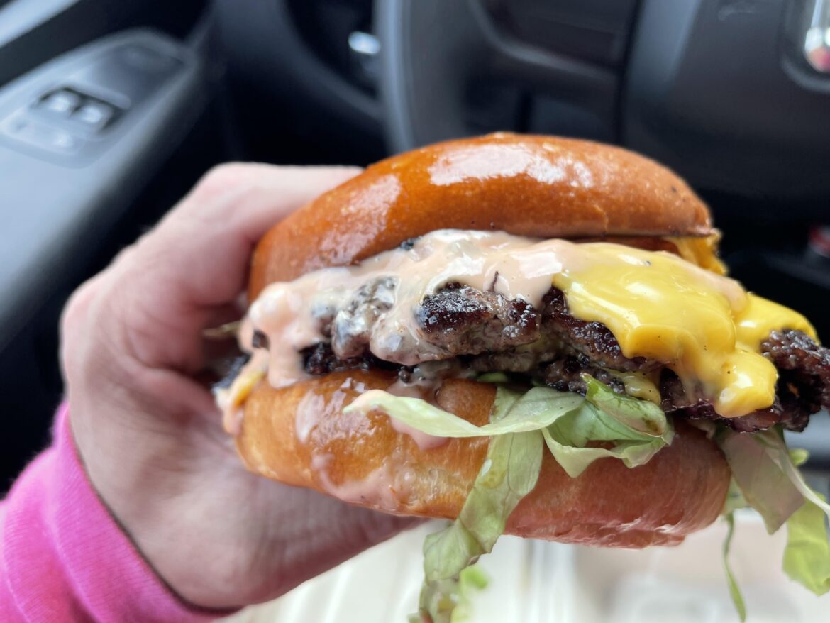 Smashburger from the Butchershop in Sf