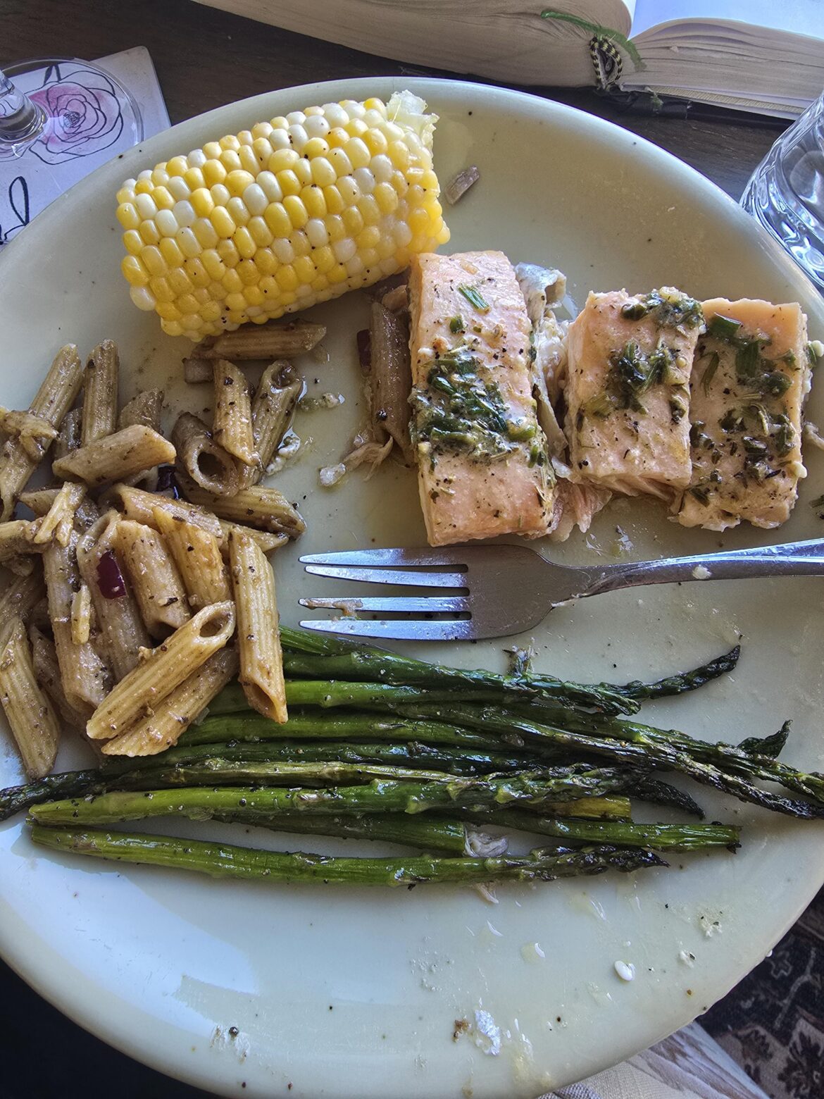 My salmon dinner 🥰