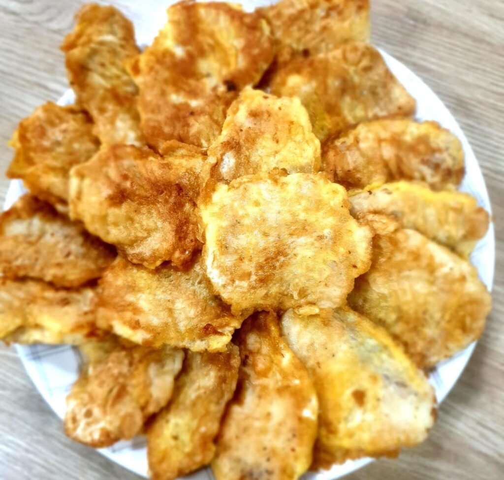 Homemade holiday treat: getting a head start with delicious pollock pancakes (dongtaejeon) 😋✨