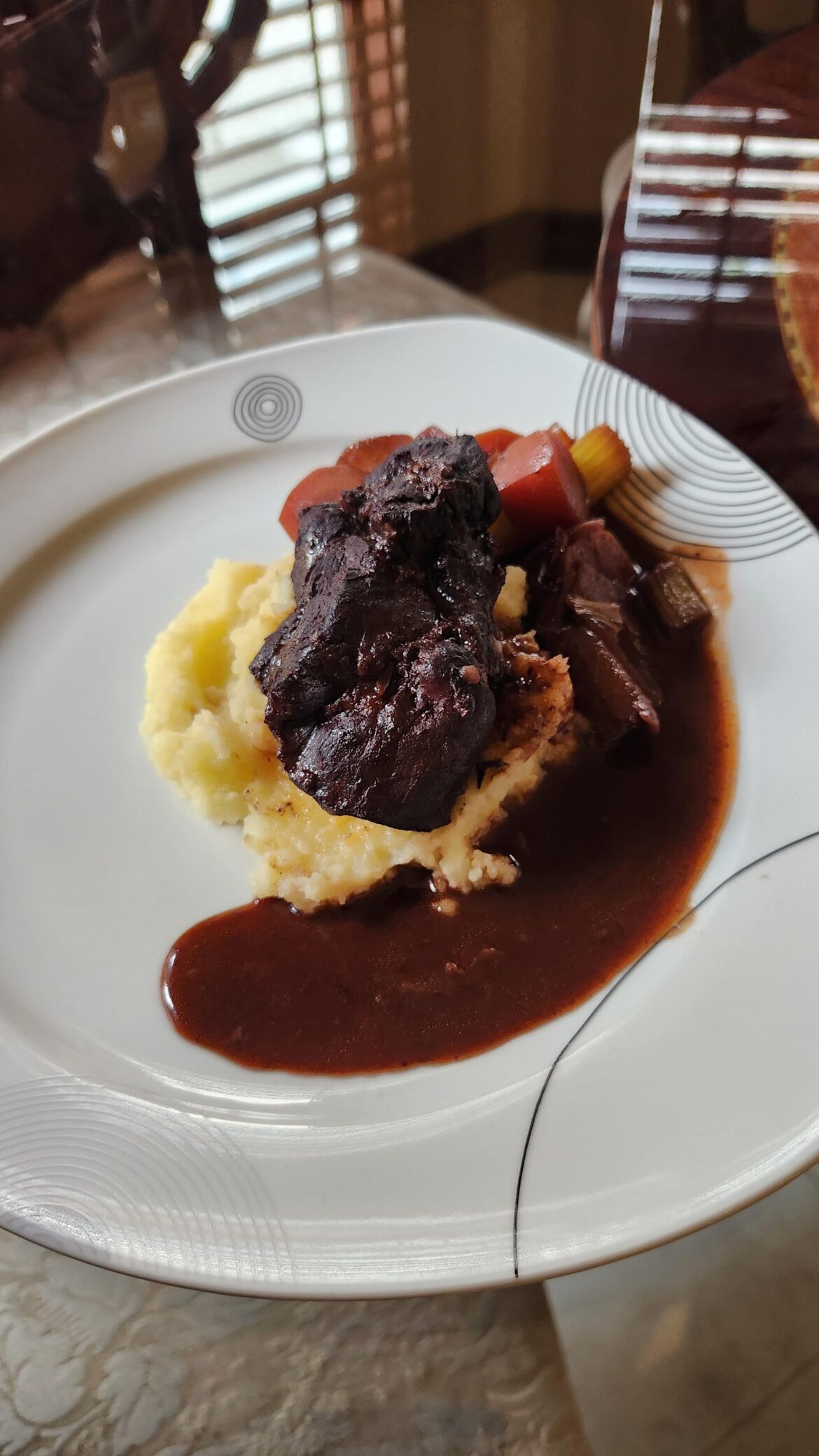 First boeuf bourguignon