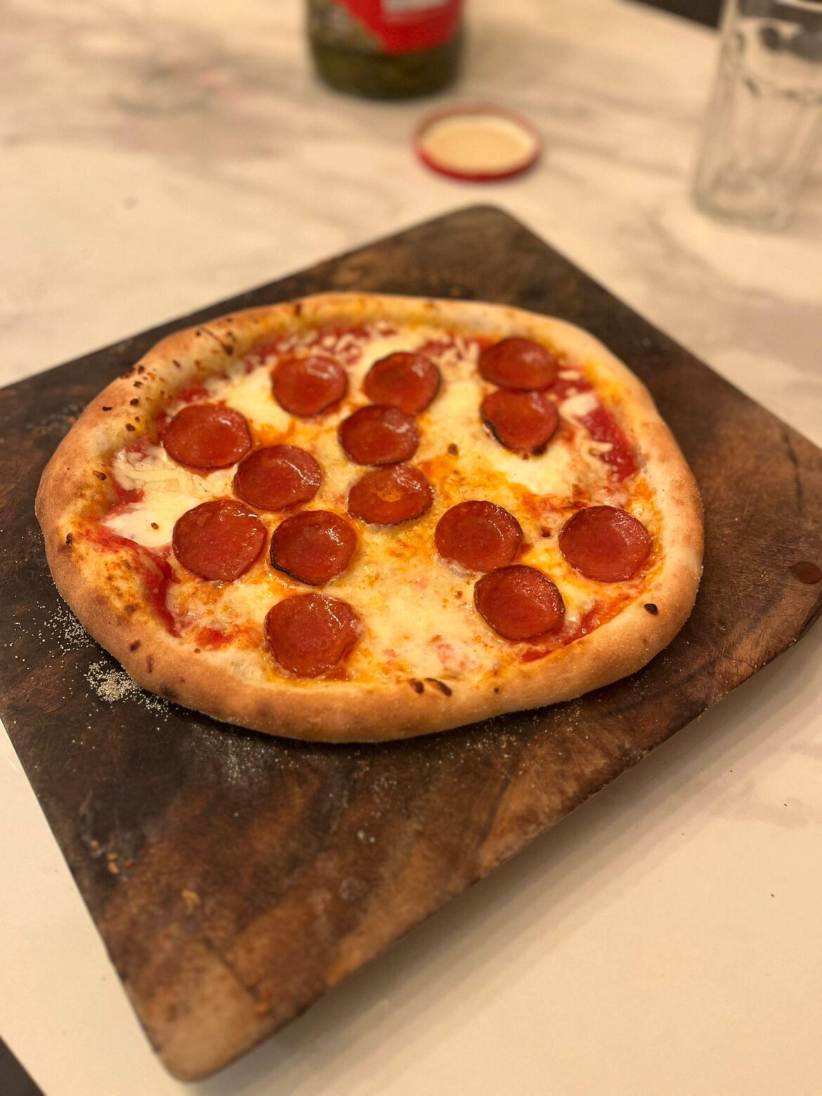 First pizza in the Kamado