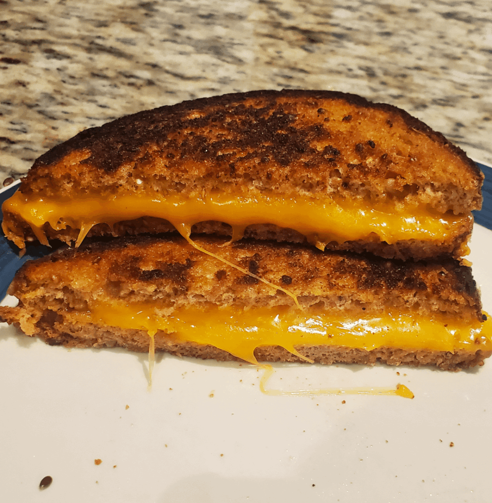 Sharp Cheddar on Dave's Killer (tomato soup not pictured)