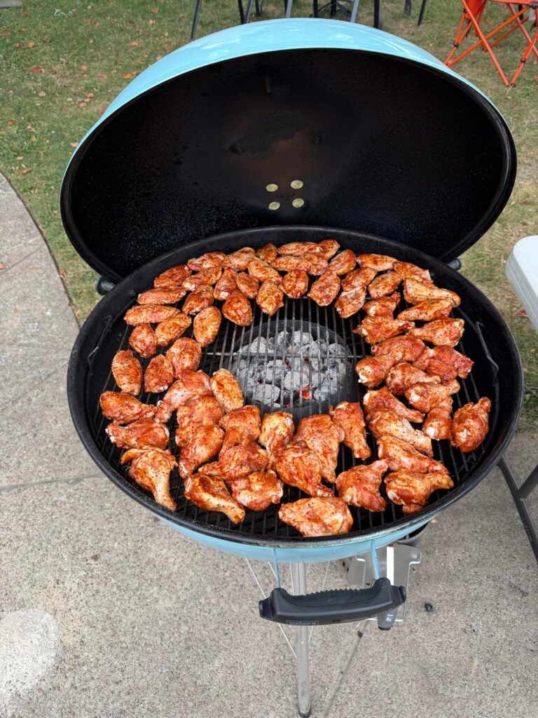 10lbs on the Weber