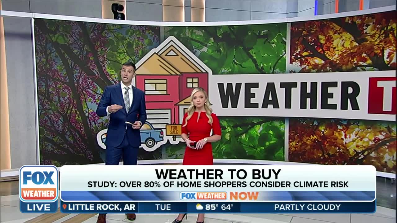 80% of homebuyers consider climate and weather risk before purchase