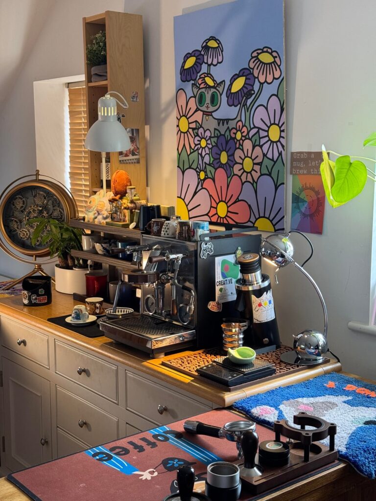 Home office coffee station