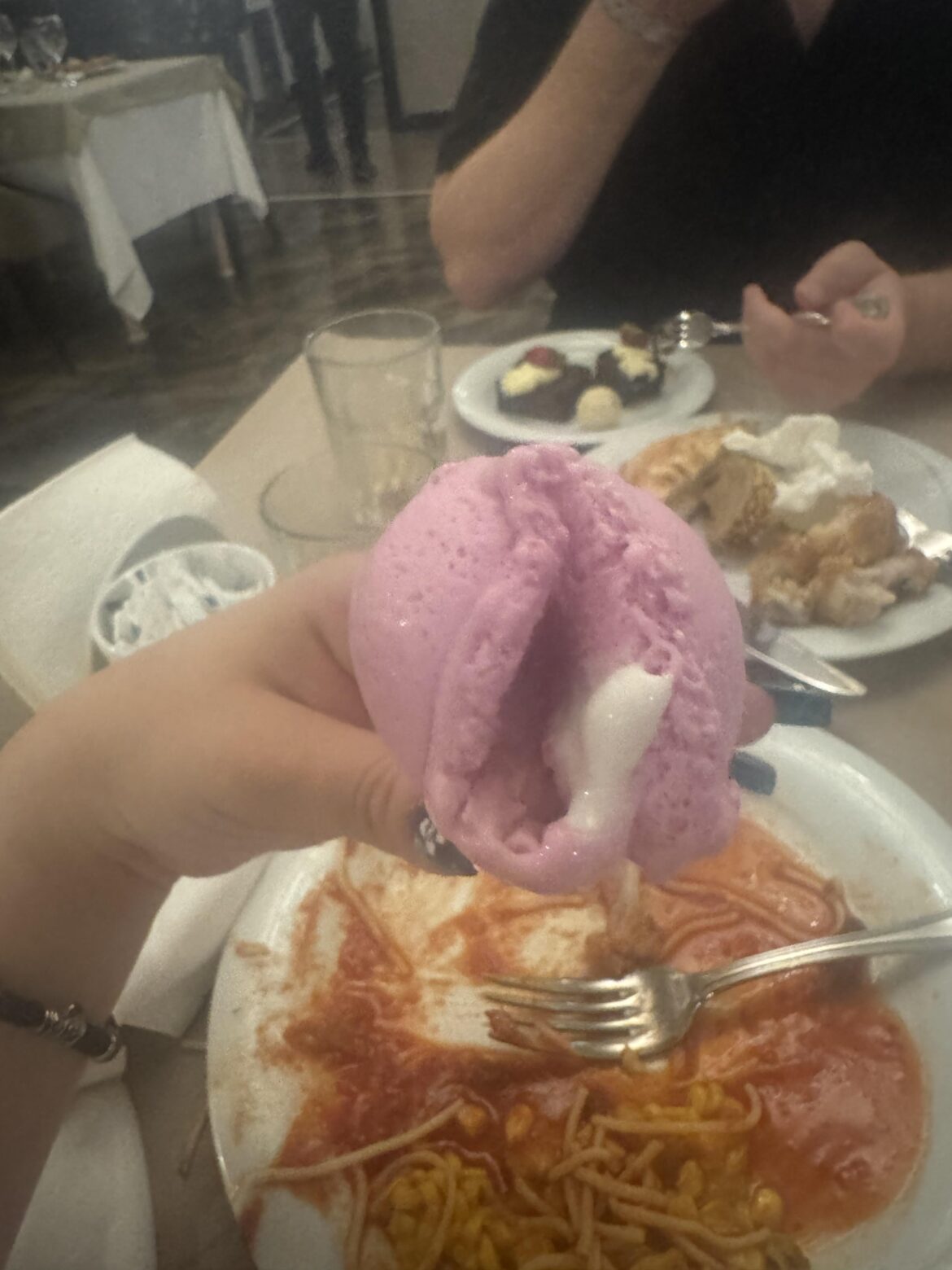This ice cream I got served in turkey