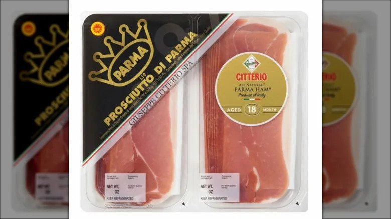 package of prosciutto