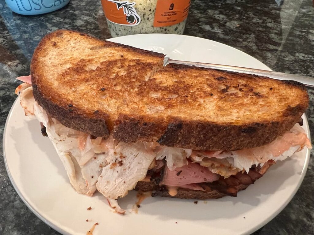 A woman I’ve never met before today made me this sandwich and it SLAPPED