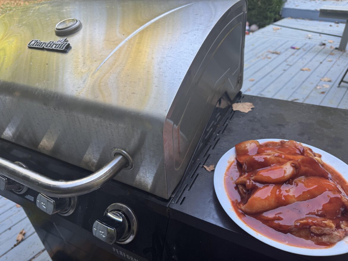 This chicken was soaked in Carolina Reaper sauce, and I immediately regret my decision.