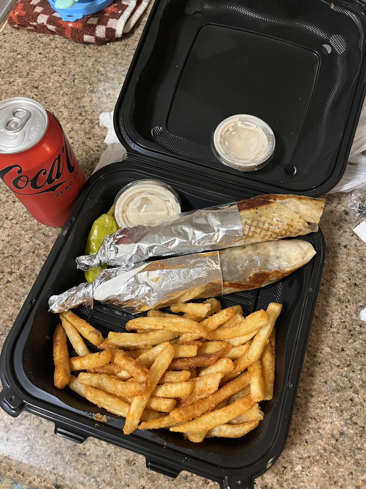 Beef shawarma from Dama Grill