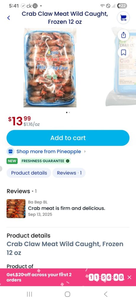 Recipes or dishes with this crab claw meat?