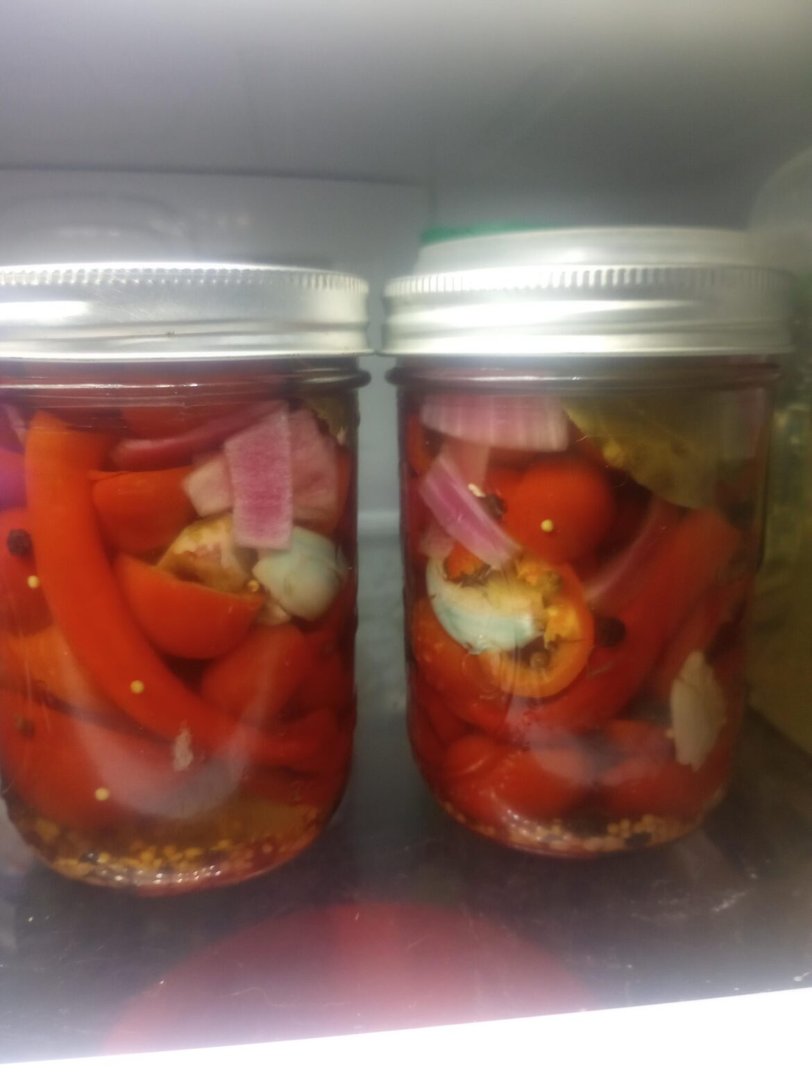 For years all I've wanted was to make my own pickled peppers that compare to Jimmy John's hot peppers...