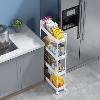Solejazz Slim 4-Tier Bathroom Organizer